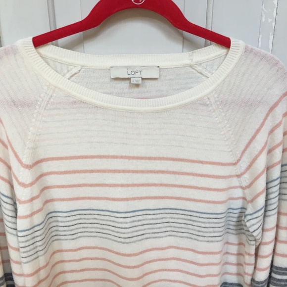 LOFT Striped Sweater - Picture 4 of 10